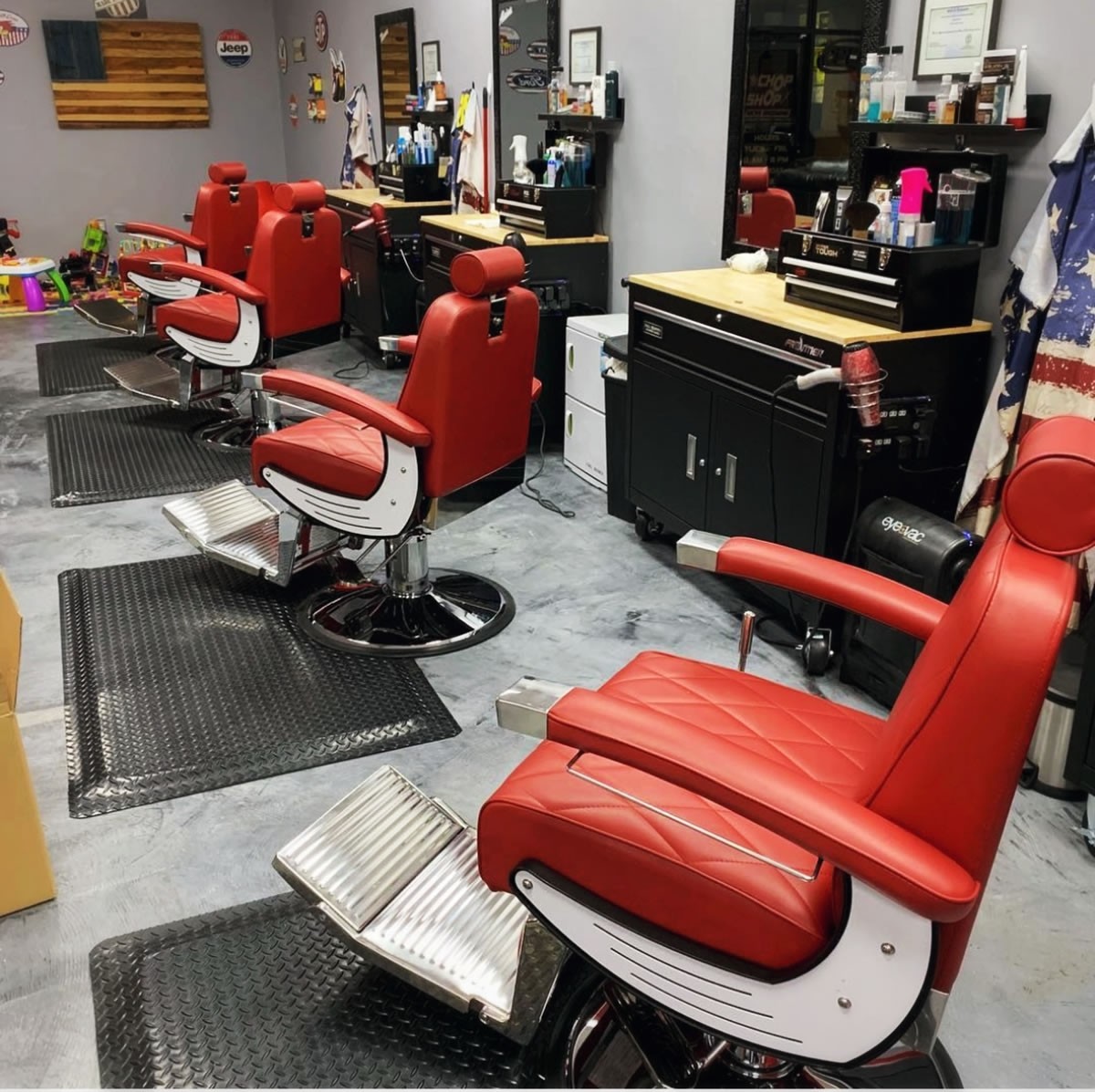 "BARON" Heavy Duty Barber Chair Heavy Duty Barber Shop Chairs, Barber