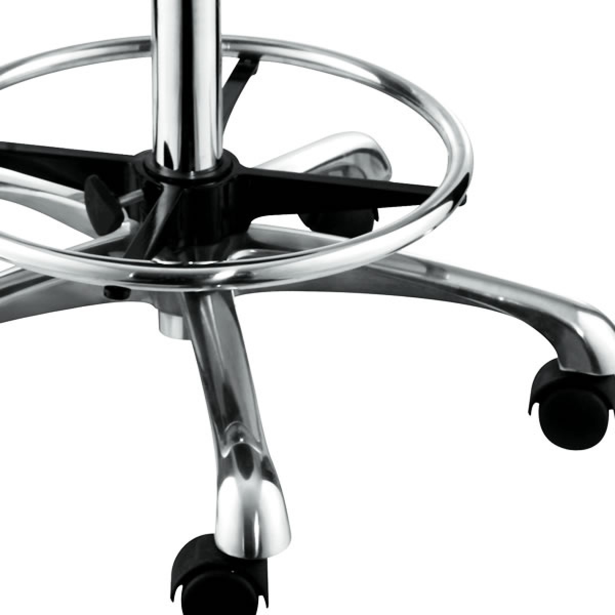 "AROHA" Hair Salon Stool with Cast Alloy Base & Footrest ...