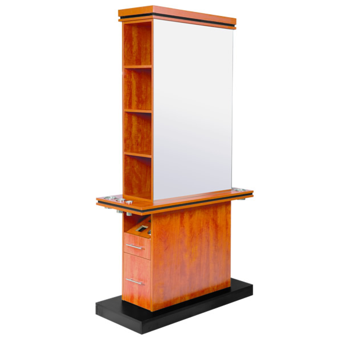 "MALTA" Double Sided Salon Station Cherry Colour