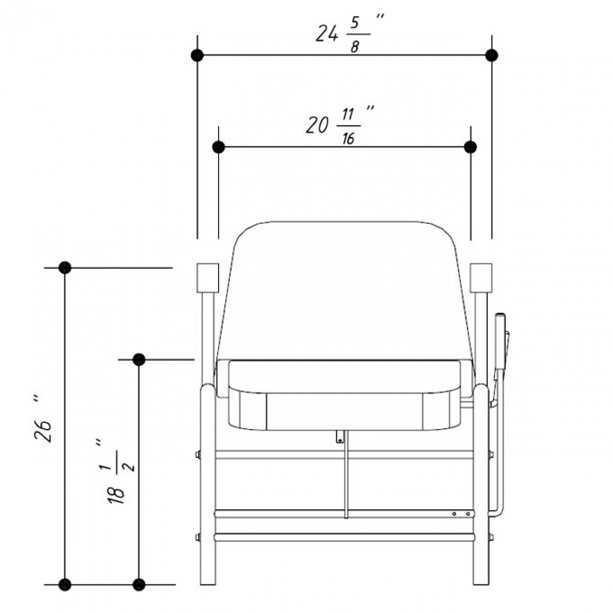 "MOANA" Reclinable Shampoo Chair