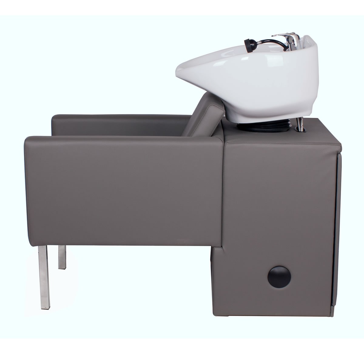 "AMSTERDAM" Grey Shampoo Backwash System, Grey Shampoo Unit, Grey