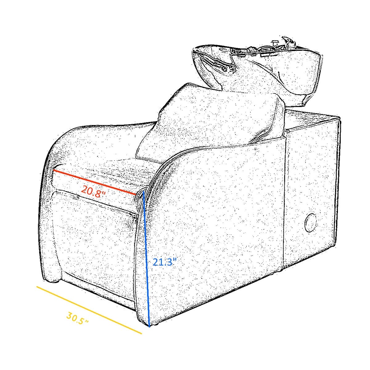 "BANGKOK" Backwash Shampoo System, "BANGKOK" Shampoo Backwash System