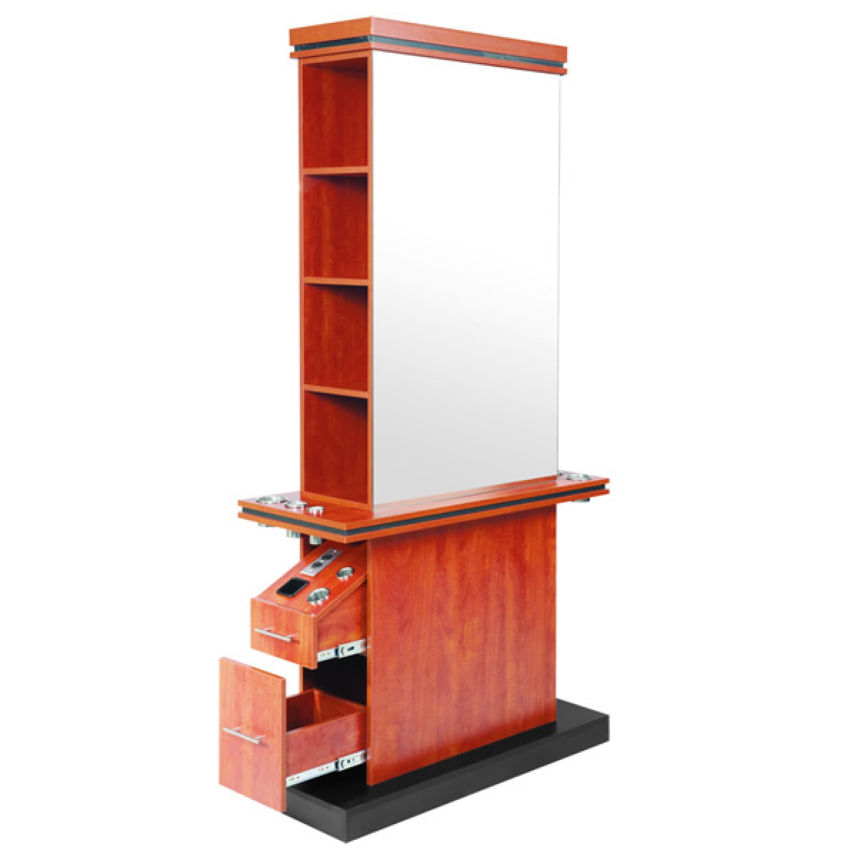 "MALTA" Double Sided Salon Station Cherry Colour