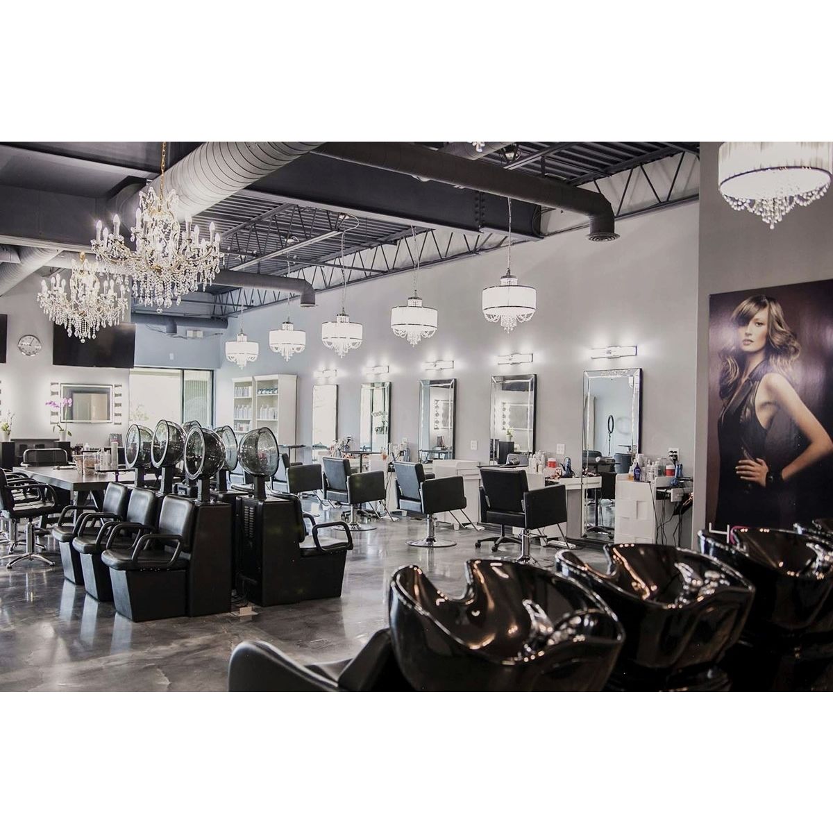 "CANON" Grey Salon Chairs, Grey Styling Chairs, Salon Equipment, Salon