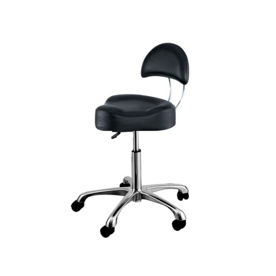 "AROHA" Beauty Salon Stool with Alloy Base, Beauty Equipment Stool