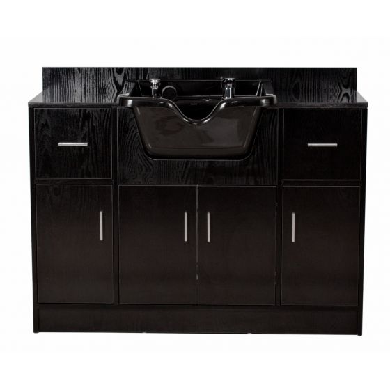 "Bora Bora" Salon Shampoo Cabinets, Salon Shampoo Stations, Wet Salon Station