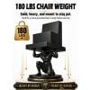 "THEODORE" Vintage Barber Chair, Matte Black Frame (A-902BLK)