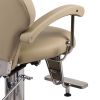 "KATHERINE" Unisex Barber Chair in Khaki (Free Shipping)