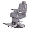 "CONSTANTINE" Barber Chair in Silver, Silver Barber Chairs, Silver Barbershop Chairs