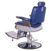 "CONSTANTINE" Royal Blue Barber Chair - Blue Barber Shop Chairs, Blue Barber Furniture