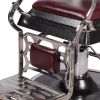 "EMPEROR" Barber Chair in Dark Merlot (Free Shipping) 