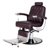 "BARON" Brown Heavy Duty Barber Chair, Brown Barbershop Chairs For Sale, Wholesale Brown Barber Chair