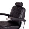 "BARON" Heavy Duty Barber Chair in Black Crocodile (Free Shipping)