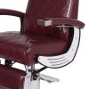 "BARON" Heavy Duty Barber Chair in Dark Merlot (Free Shipping)