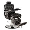 "SOLOMON" Barber Chair with Cast Aluminum Arms