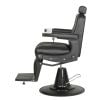 "BLACK KNIGHT" Barber Chair with Matte Black Arms - WorkLine™ Series