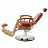 "THEODORE" Golden Barber Chair - "THEODORE" Golden Barbershop Chair, "THEODORE" Barber Shop Chairs in Gold Color