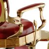 "THEODORE" Luxury Barber Chair in Cardinal Red