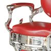 "VALENTINIAN" Classic Barber Chair in Cardinal Red (Free Shipping)