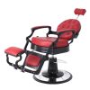 "FARNESE" Traditional Barber Shop Chair (Red Only)
