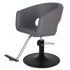 "MAGNUM" Grey Salon Chair, Grey Styling Chair, Grey Hair Chair