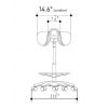 "HERMES" (Small Size) Saddle Salon Stool with Footrest