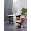 "DELPHI" Double Sided Styling Station with Salon Mirror