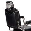 "EMPEROR" Barber Chair in Premium Black (Free Shipping)