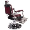 "EMPEROR" Barber Chair in Dark Merlot, barber shop chair, barber furniture, barbershop chairs