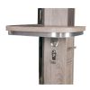 "BURANO" Single Sided Styling Station in Grey Oak (Free Shipping)