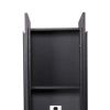 "BURANO" Double Sided Hair Salon Station in Matte Black <Summer Sale>