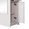 "BURANO" Double Sided Hair Salon Station in Matte White (Free Shipping)