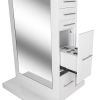 "TAHITI" Double Sided Styling Station in Pure White