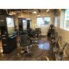 "SIENA" Double Sided Salon Station in Black, Hair Styling Station, Hair Salon Mirrors