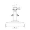 Heavy Duty Salon Chair Base, No. 7XL Extra Large Base (2025 New Style)