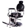 "ZENO" Antique Barbershop Chair in Patent Crocodile