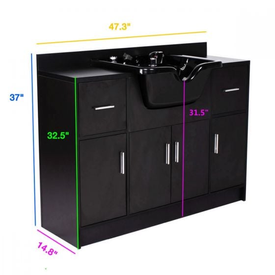 "Bora Bora" Salon Shampoo Shampoo Station, Wet Station