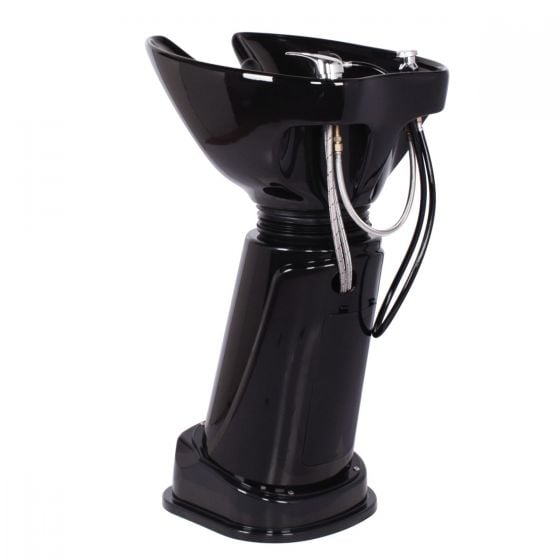 "CARIBBEAN" Shampoo Backwash Pedestal Compact Shampoo Bowl, Compact