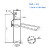 Over-Sized Chrome Base for Salon Chairs, Styling Chair Base, Salon Chair Parts, Hydraulic Base