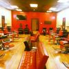 "CONSTANTINE" Barber Chair in Red, Red Barber Chairs