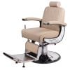 "BARON" Khaki Barber Chair with Heavy Duty Pump