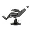 "BLACK KNIGHT" Barber Chair with Matte Black Arms - WorkLine™ Series