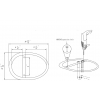 "ATLANTIC" Shampoo Chair and Bowl Combo