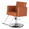 "CANON" Salon Styling Chair in Chestnut 