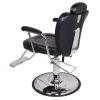 When looking for salon chairs for sale, the DALLAS chair stands out with its sophisticated design and functional features. It's perfect for hair salon chairs, offering a reclining backrest that enhances client comfort.