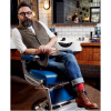 "ELITE WHITE" Barber Chair by TAKARA BELMONT (Made in Japan)