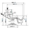 "ELITE WHITE" Barber Chair by TAKARA BELMONT (Made in Japan)