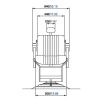 "ELEGANCE" Barber Chair by TAKARA BELMONT (Made in Japan)