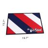 BBM-03 Barber Station Mat - Red, White & Blue, Barber Equipment, Barber Supplies