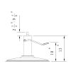 Barber chair base, barber chair pump, hydraulic pump for barber chairs